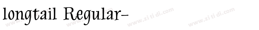 longtail Regular字体转换